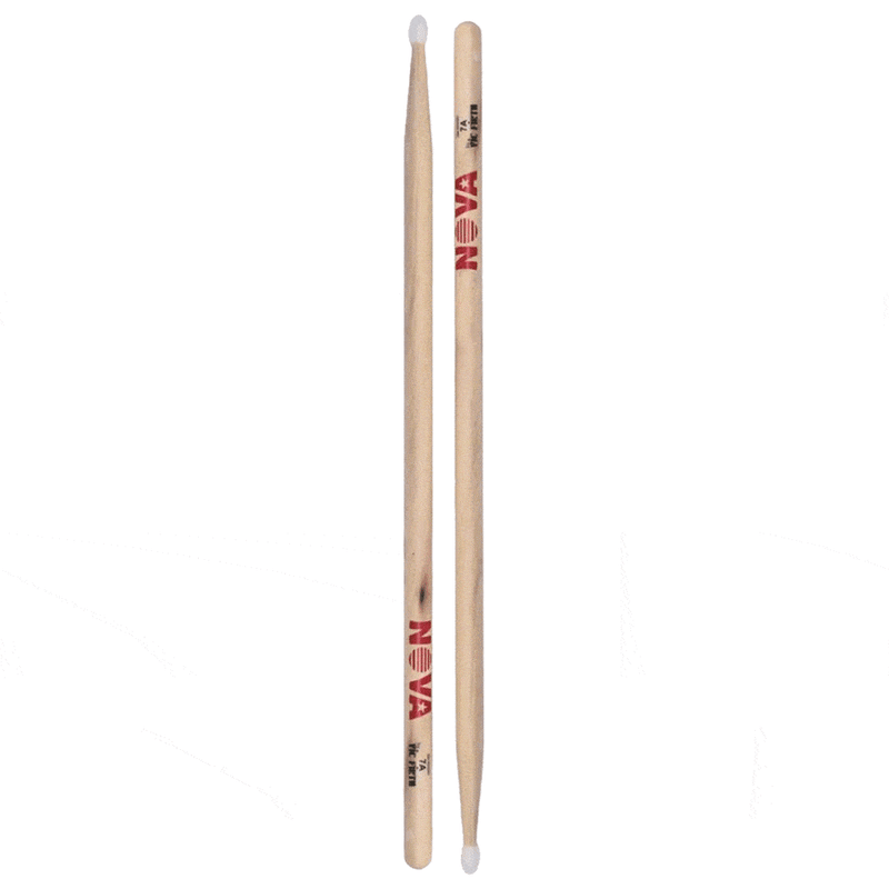Vic Firth Nova 7A Drum Sticks - Nylon Tips (Pair)