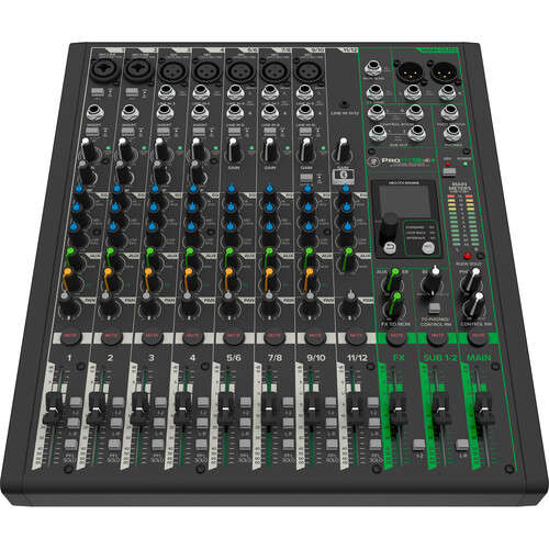 Mackie ProFX12 v3+ - 12-Channel Analog Mixer with BT