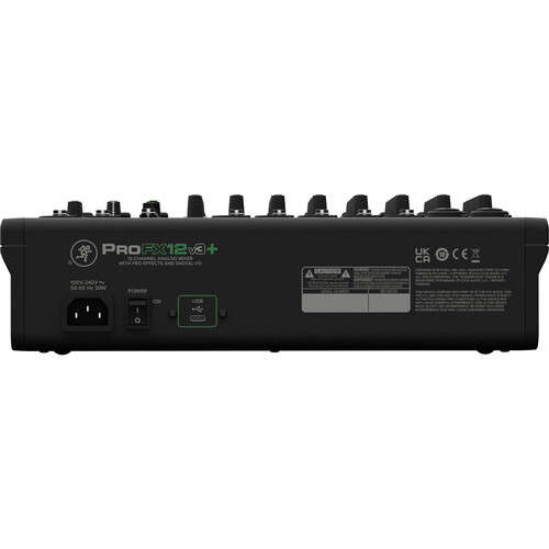 Mackie ProFX12 v3+ - 12-Channel Analog Mixer with BT