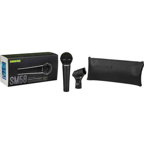 Shure SM58 - Cardioid Dynamic Microphone (Special Black Edition)