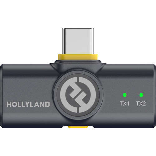 Hollyland LARK M2 Combo - Dual Wireless Lavalier Microphone System for Mobile Devices