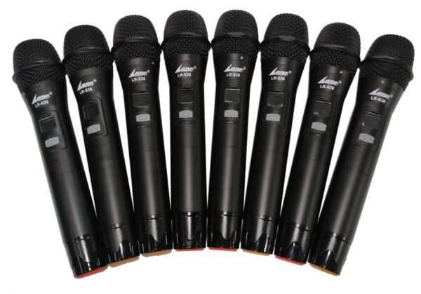 LANE LR-638 - 8 Piece Wireless Microphone System