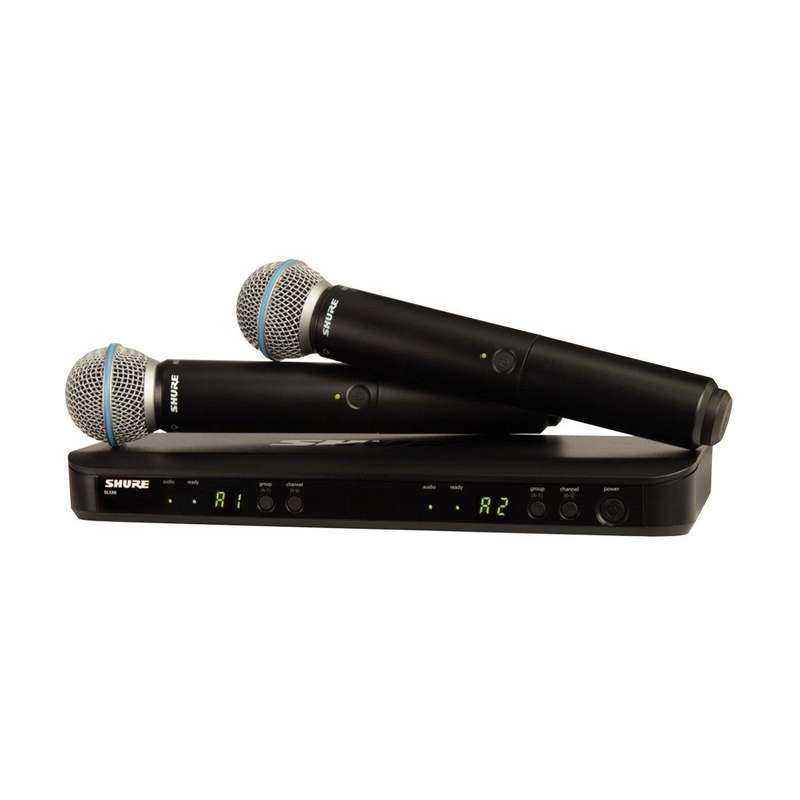 Shure BLX288/B58 Dual Wireless Handheld Mic System w/ Beta 58A
