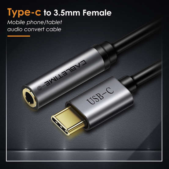 CableTime CP79G USB Type C To 3.5 MM Audio Aux Jack Adapter