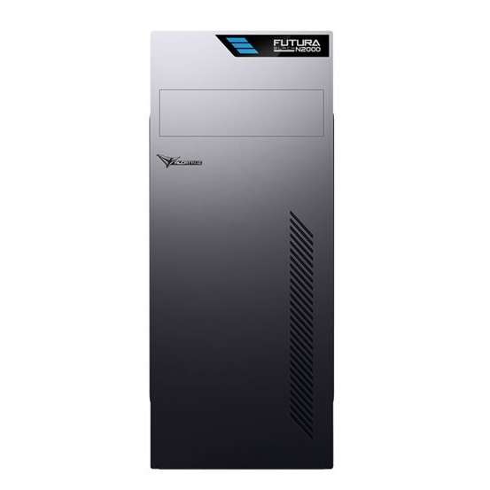 Alcatroz Futura N2000 ATX Case with Magnum Pro 225 PSU - Blue