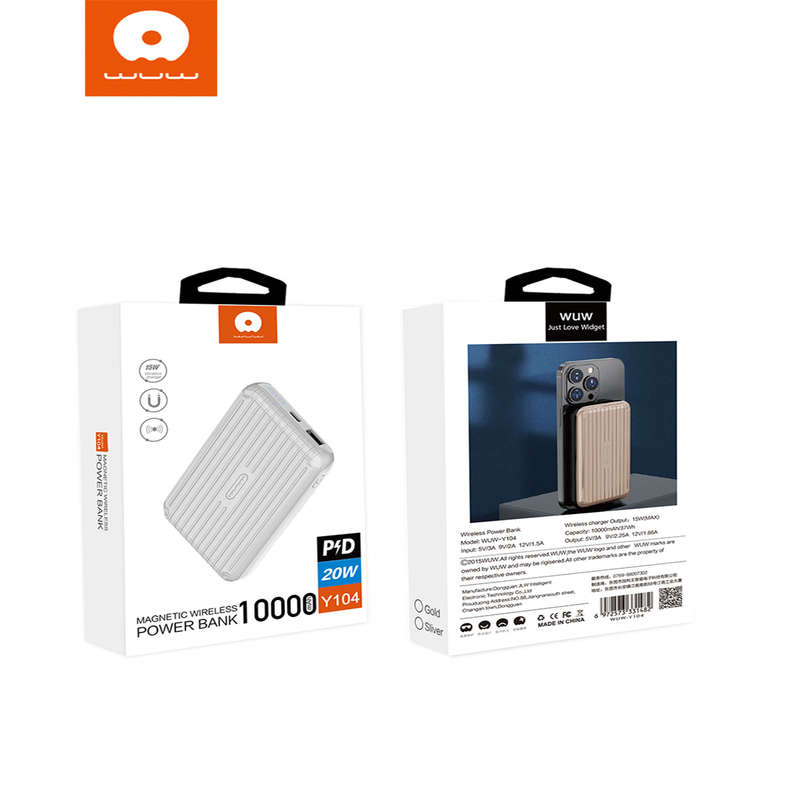 WUW-Y104 PD+MagSafe 10 000mAh Power Bank