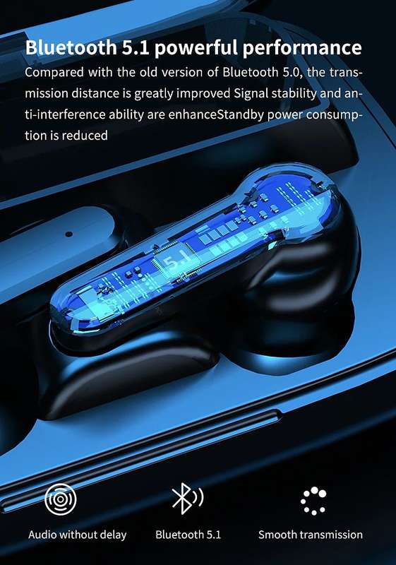 M19 V5.1 Bluetooth Earpods