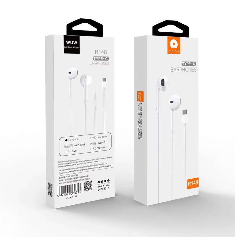 WUW-R148 Type-C Wired Earphones