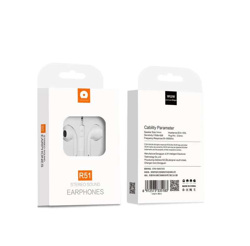WUW-R51 Wired Earphones