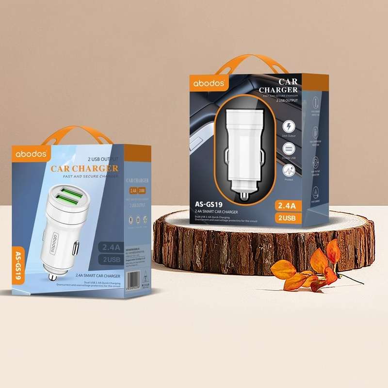 Abodos AS-GS19 2.4A 2USB Car Charger