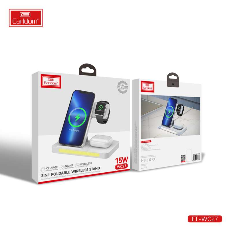 Earldom ET-WC27 3in1 Wireless Charger