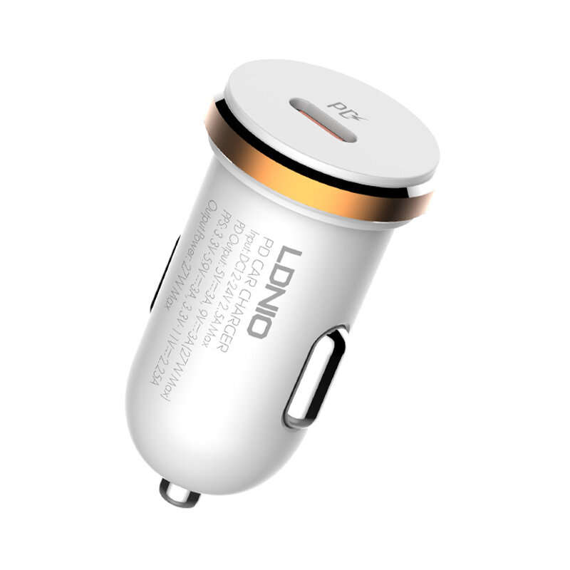 LDNIO C22Q PD 27W Car Charger - Type-C~Type-C