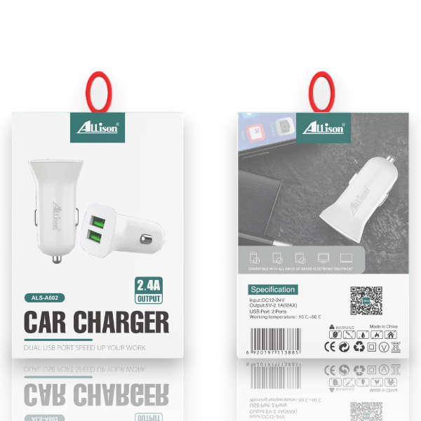 Allison ALS-A602 2USB Car Charger