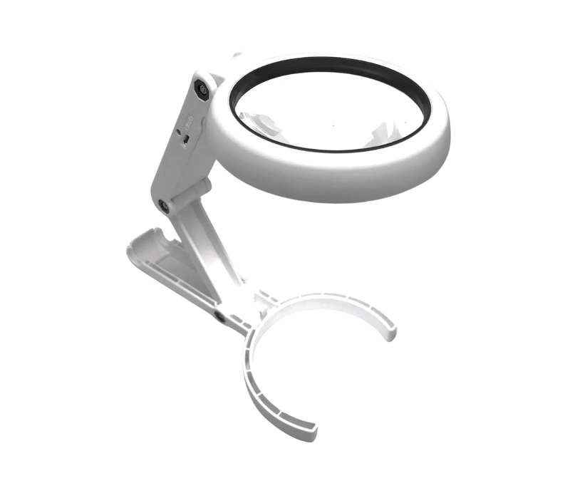 LED Hand Glass Table Top Magnifier
