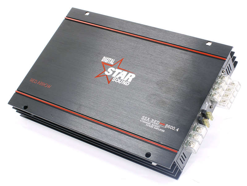 Starsound Red 4 Channel Amplifier 8600W
