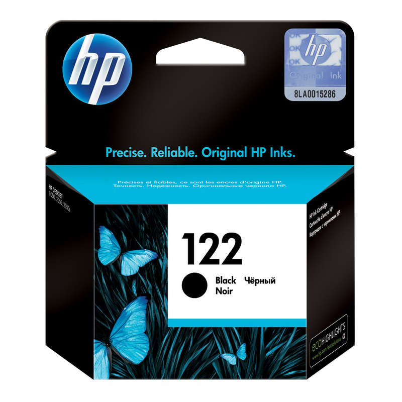HP 122 Original Black Ink Cartridge