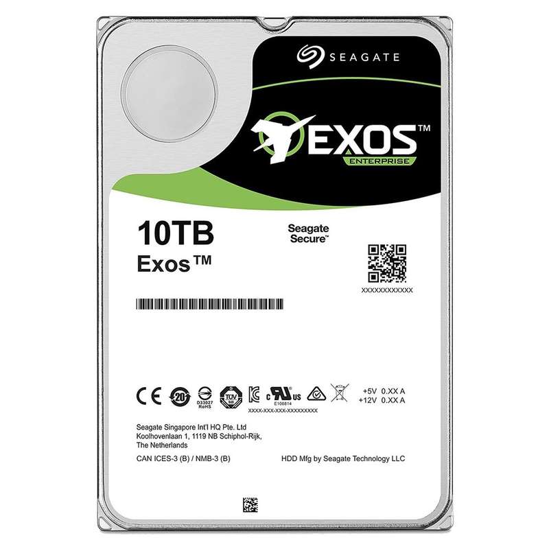 Seagate Exos X10 ST10000NM0206 10TB SAS 4KN HDD 3.5"