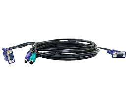 D-Link 1.8 Meter 3-in-1 KVM set with Monitor & PS/2 Cables