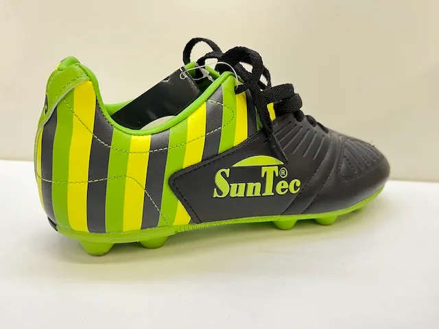 Men's Soccer Boots Black, Green & Yellow