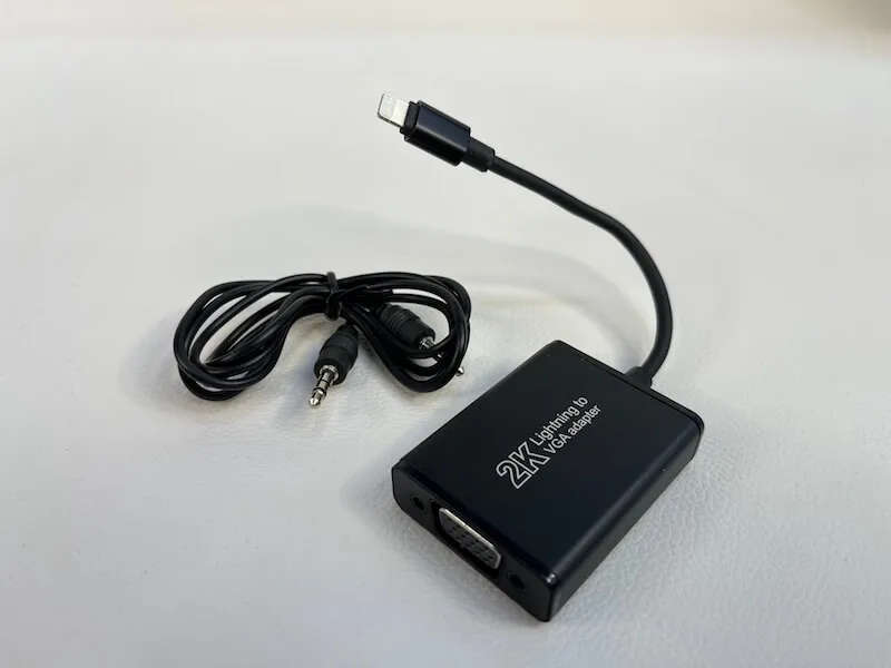 2K Lighting To Vga Adapter/Ot7-755106