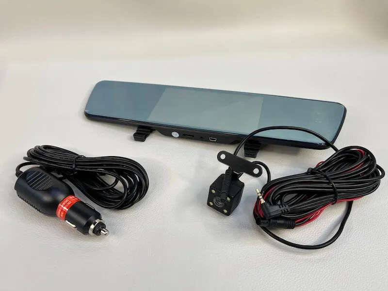 5.5 Inch Touch Screen Car Rearview Mirror With Recorder