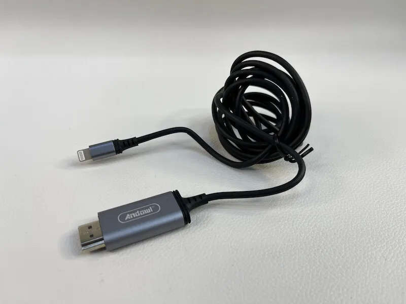 Andowl Lightning Smartphone To Hdtv Adapter Cable Q-Hda5