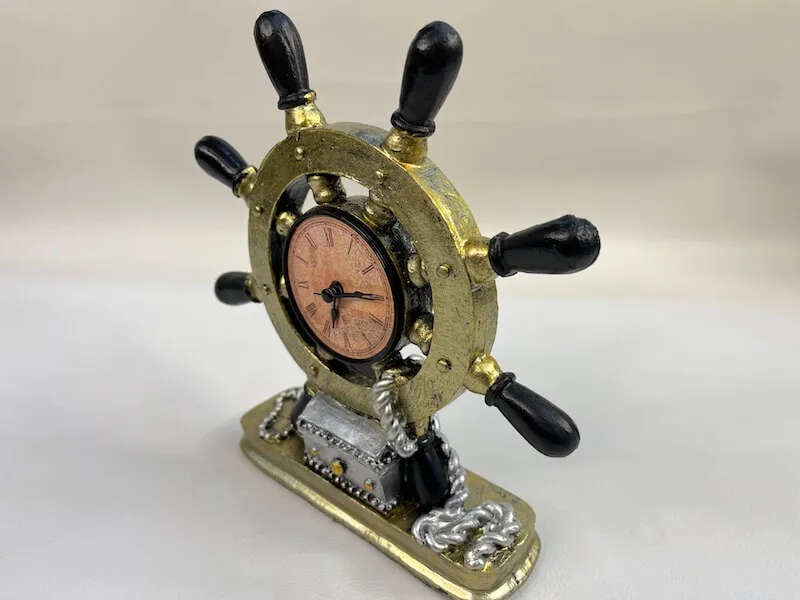 Antique Rudder Resin Statue