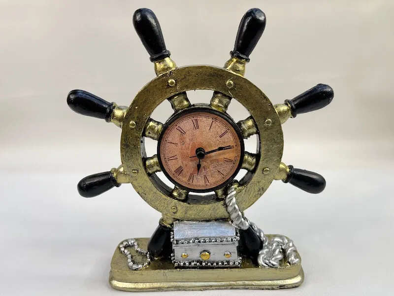 Antique Rudder Resin Statue