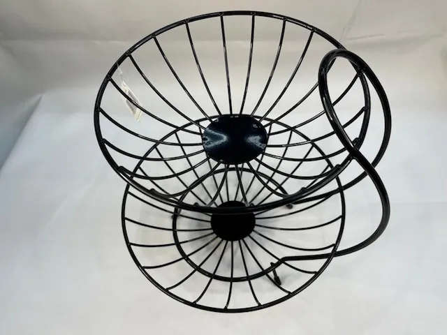 Black Double Tier Fruit Basket