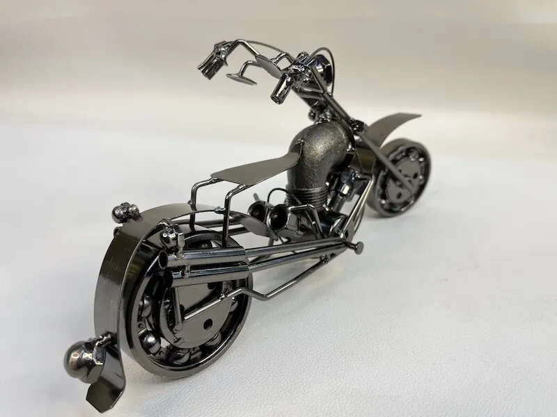 Collectible Motorcycle Model Motorbike Sculpture