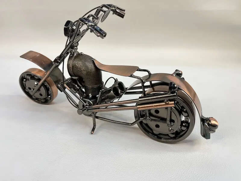 Collectible Motorcycle Model Motorbike Sculpture