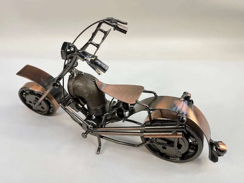 Collectible Motorcycle Model Motorbike Sculpture