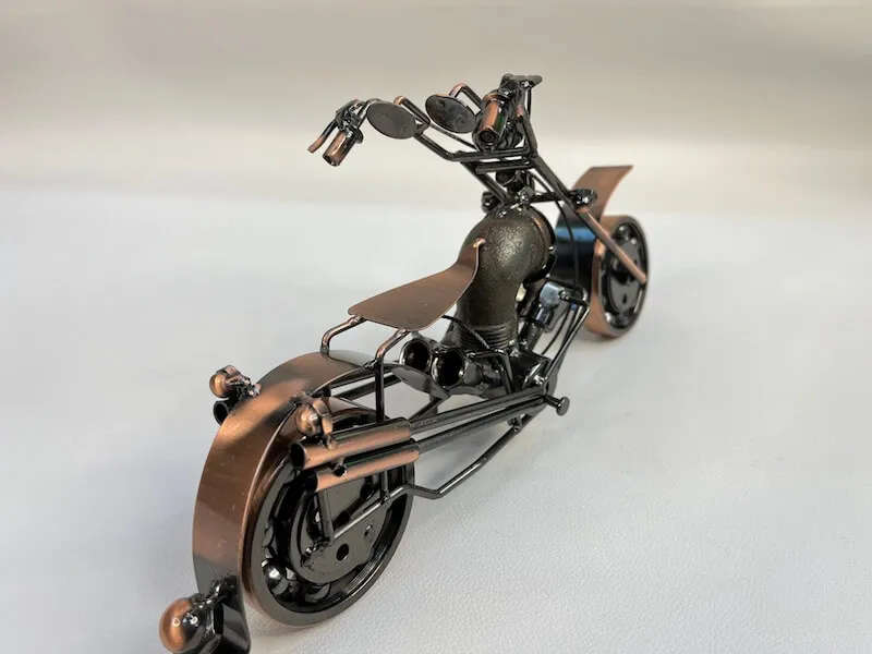 Collectible Motorcycle Model Motorbike Sculpture