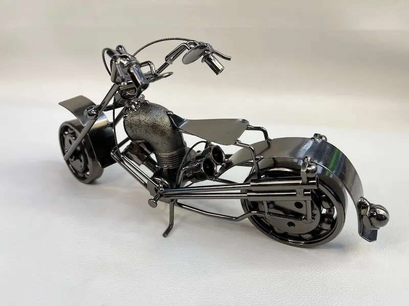 Collectible Motorcycle Model Motorbike Sculpture