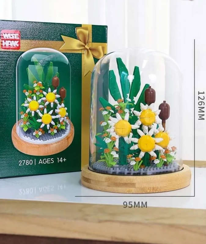 Daisy Bouquet Building Blocks 383 Pieces