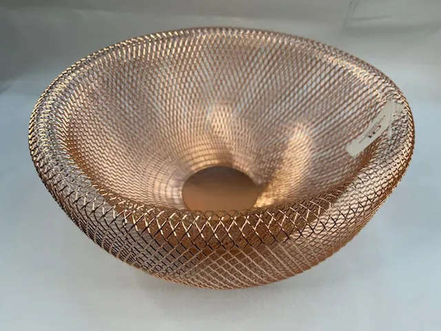 Fruit Basket Metal Gold