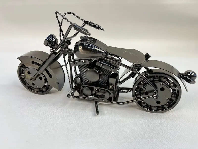 Home Decor Vintage Metal Motorcycle