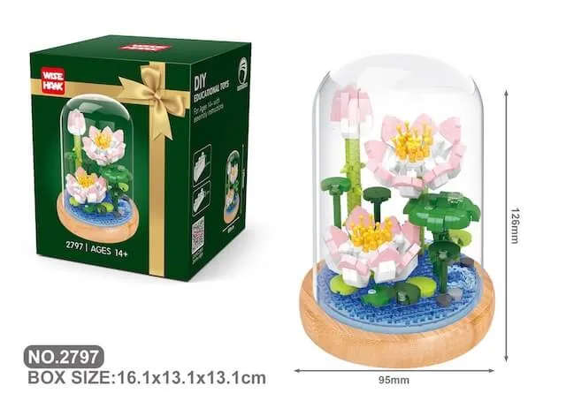 Lotus Bouquet Building Blocks 540 Pieces
