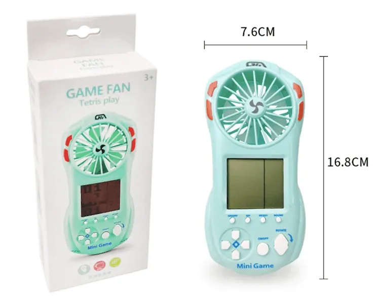 Mini Handheld Fan With 23 Built-In Game
