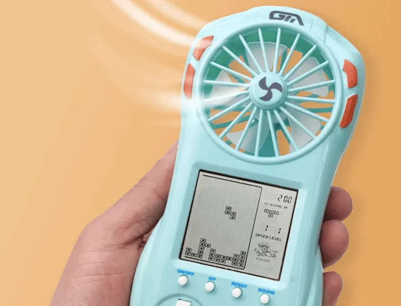 Mini Handheld Fan With 23 Built-In Game