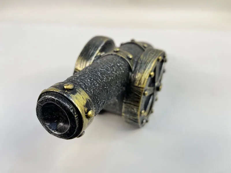Vintage Artillery Clock Resin Ornaments