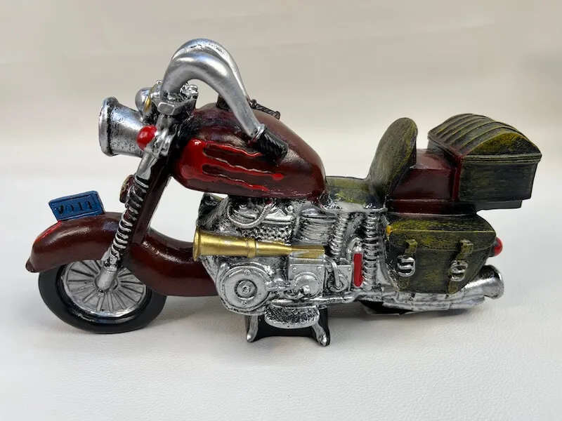Vintage Motorcycle Resin Ornaments