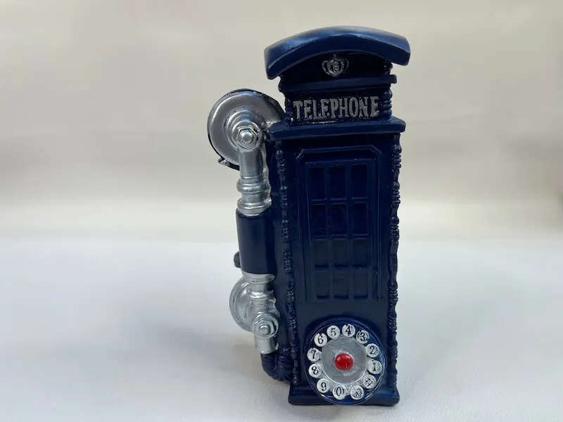 Vintage Phonebooth Decorative Accent