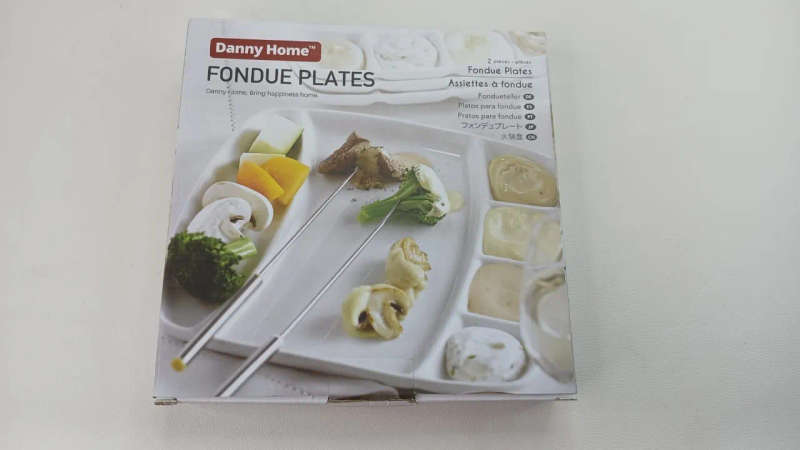 2PCS 9" Fondue Plates