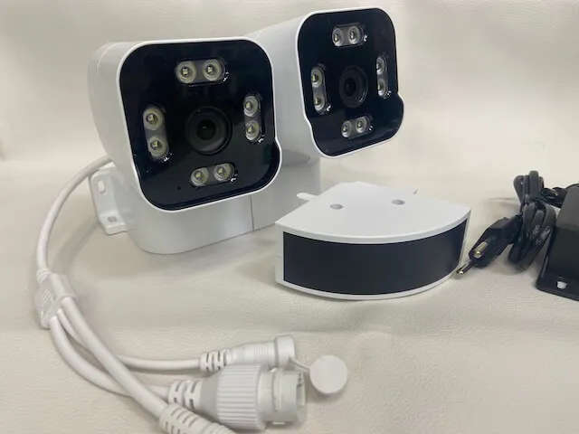 Dual Lens Wifi Outdoor Cameras For Home Security