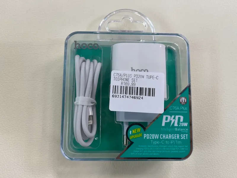 20W Fast Charger Set Type C