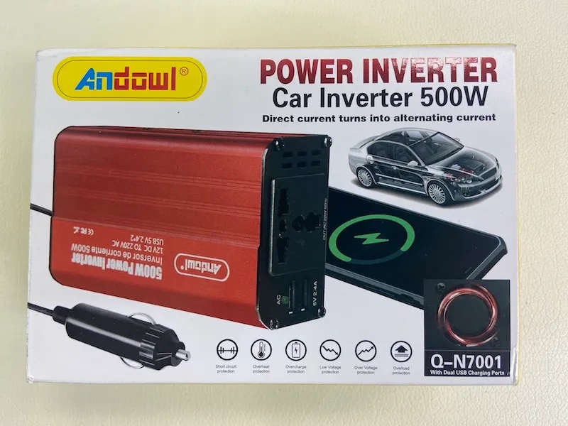 Andowl Power Inverter 500W Car