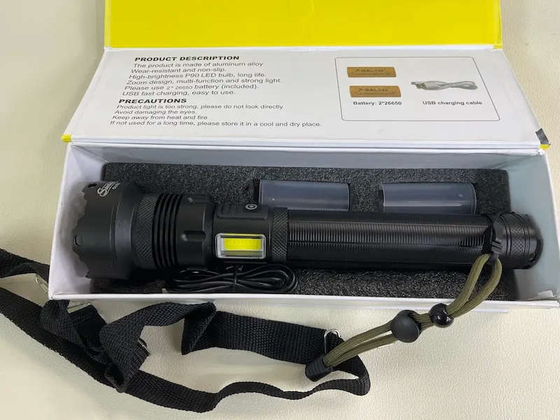 Usb Rechargeable Flash Light