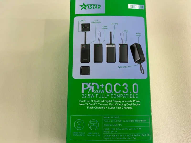 50000mAh Power Bank Istar