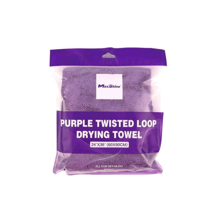 MaxShine Twisted Loop Drying Towel 600GSM 60cm X 90cm